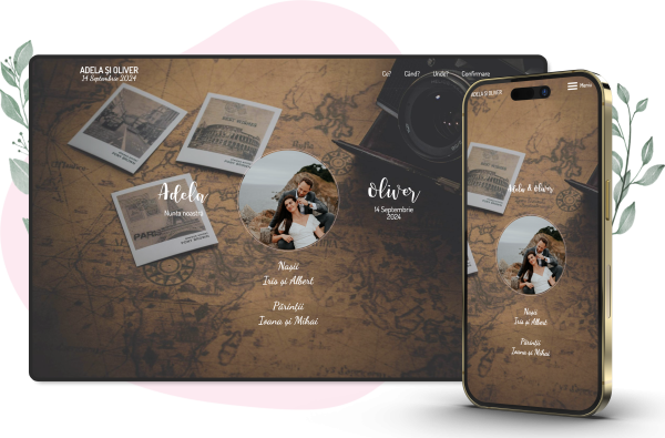 Model Purple flowers, tematica Travel