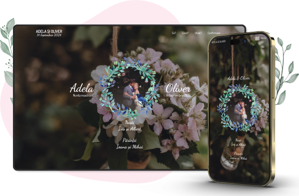 Model Purple flowers, tematica ORIGINAL