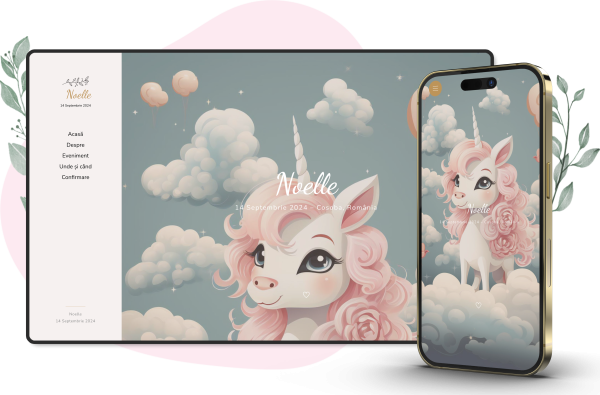 Model Angelic, tematica UNICORN