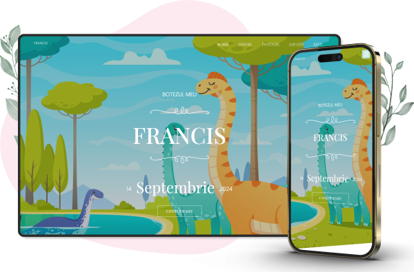 Model Light, tematica DINOSAURS