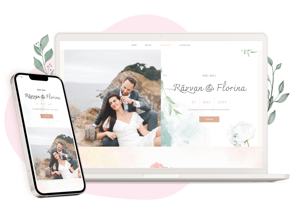 Invitatie model Serenity